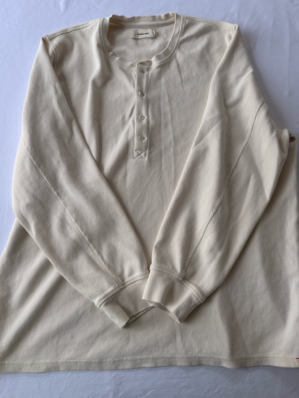 The Normal Brand Cream White Thermal Long Sleeve